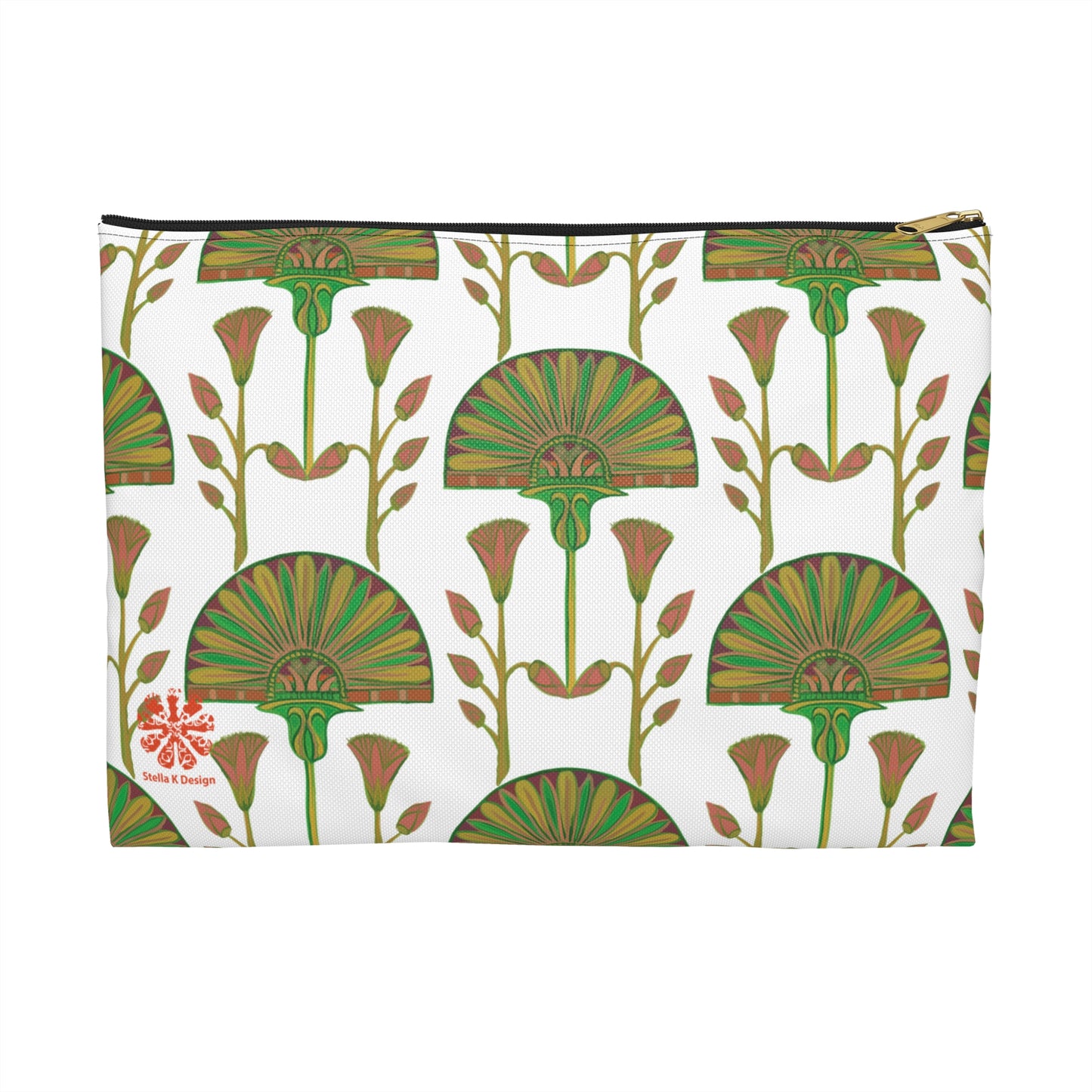 Bohemian Egyptian Fan Accessory Pouch – Perfect for Travel, Organizing, and Gifting
